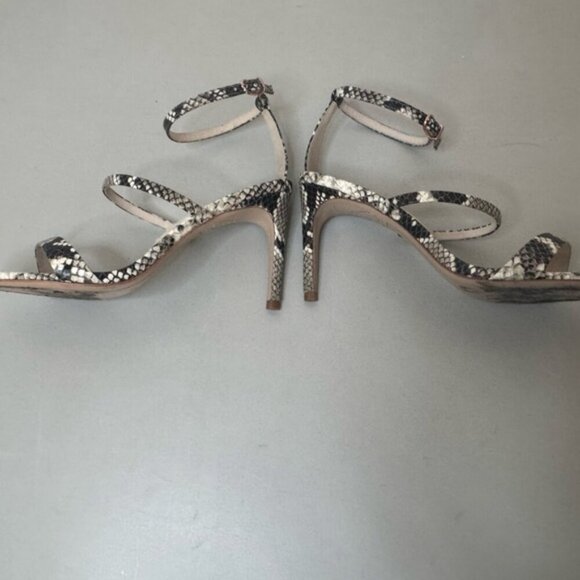 Sophia Webster Snakeskin Strappy Heels – Size 7.5, Ultra Chic Design - Picture 5 of 13